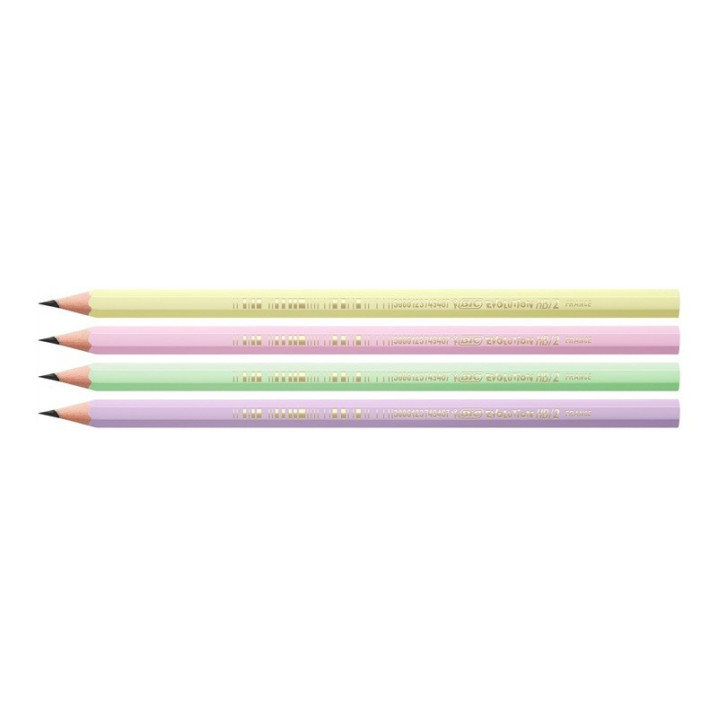 Ołówek BIC Evolution Pastel HB bez gumki 1szt. 518307