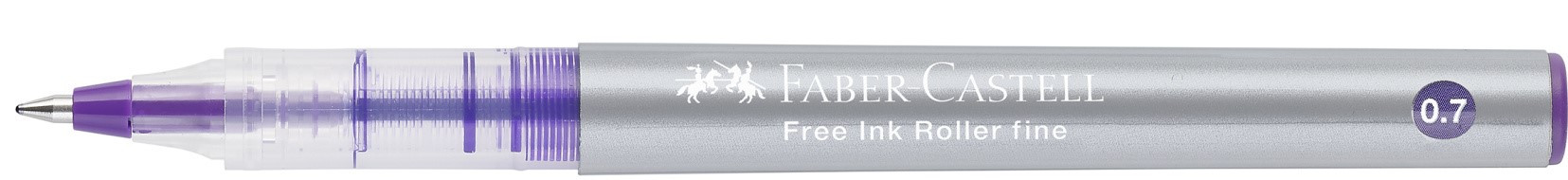 Cienkopis kulkowy Free Ink 0,7mm Faber-Castell fioletowy