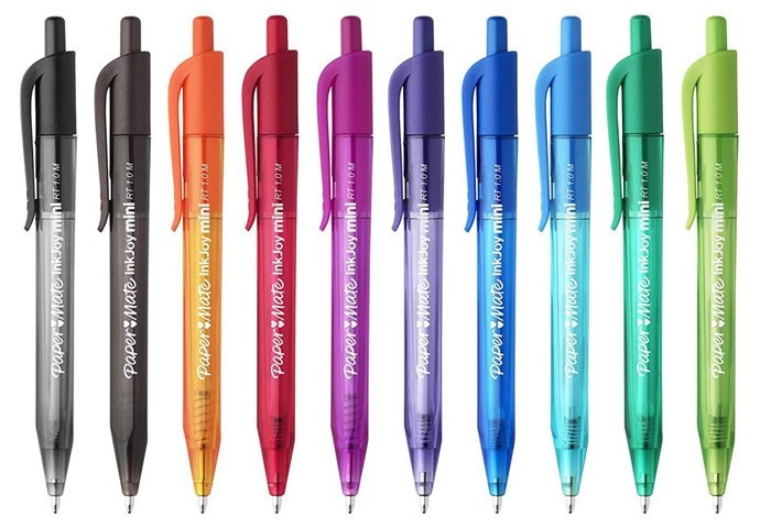 Długopis automatyczny Inkjoy mini 100RT 12szt. Paper Mate