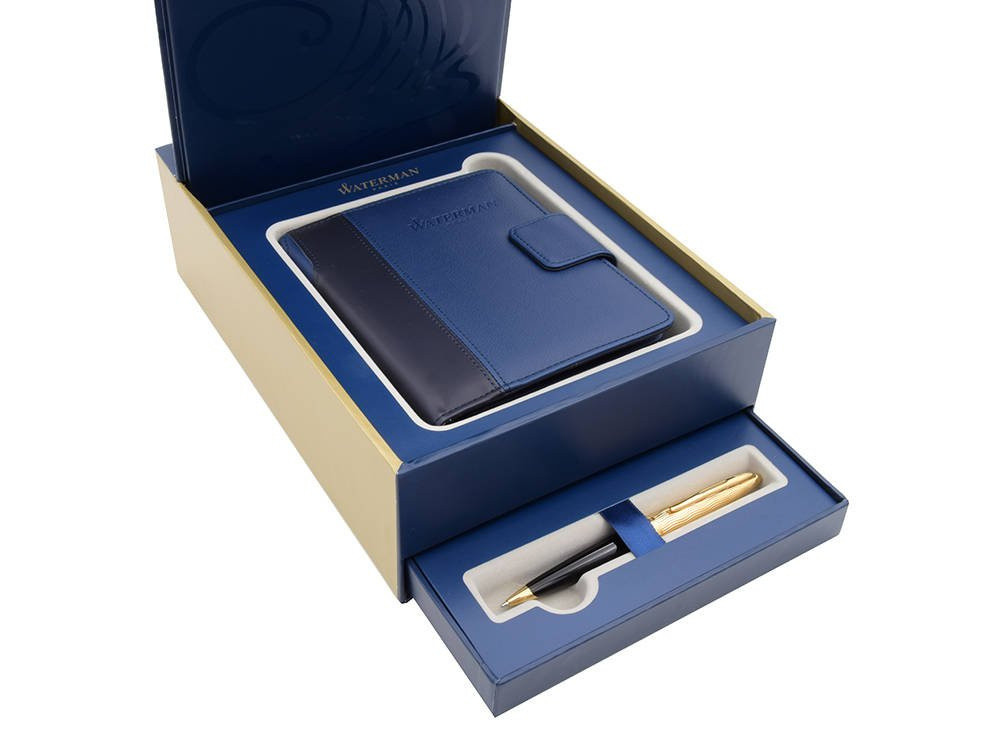 Długopis Waterman Carene czarny GT z etui