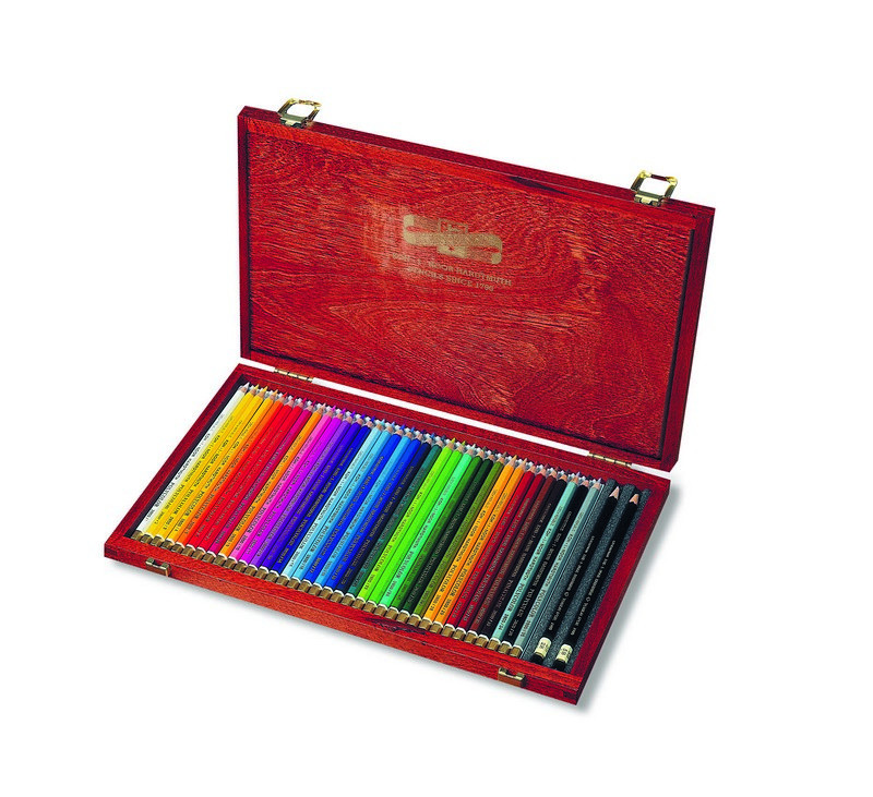 Kredki ołówkowe Koh-I-Noor Polycolor 36 kolorów w kasetce drewnianej