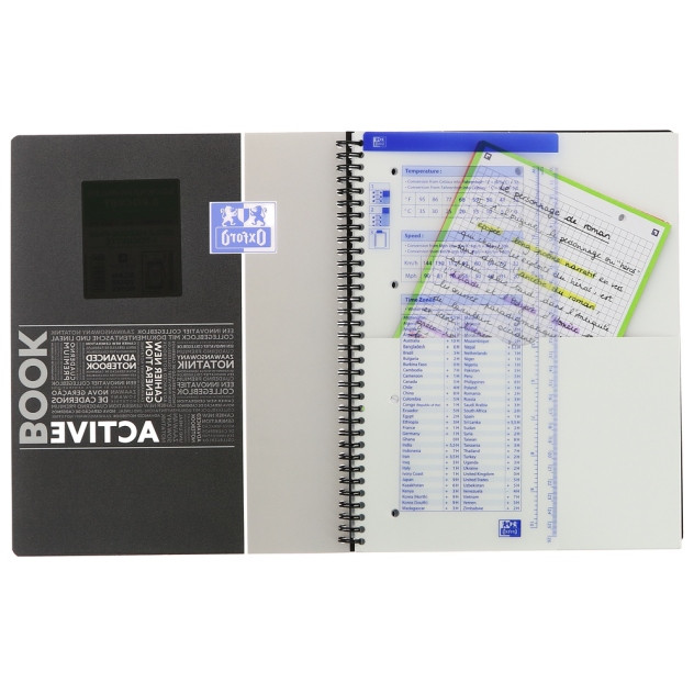 Kołonotatnik Oxford Activebook Student A4+/80 kratka