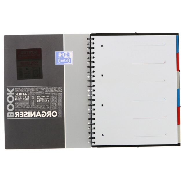 Kołonotatnik Oxford Organiserbook A4/80k kratka 400019524