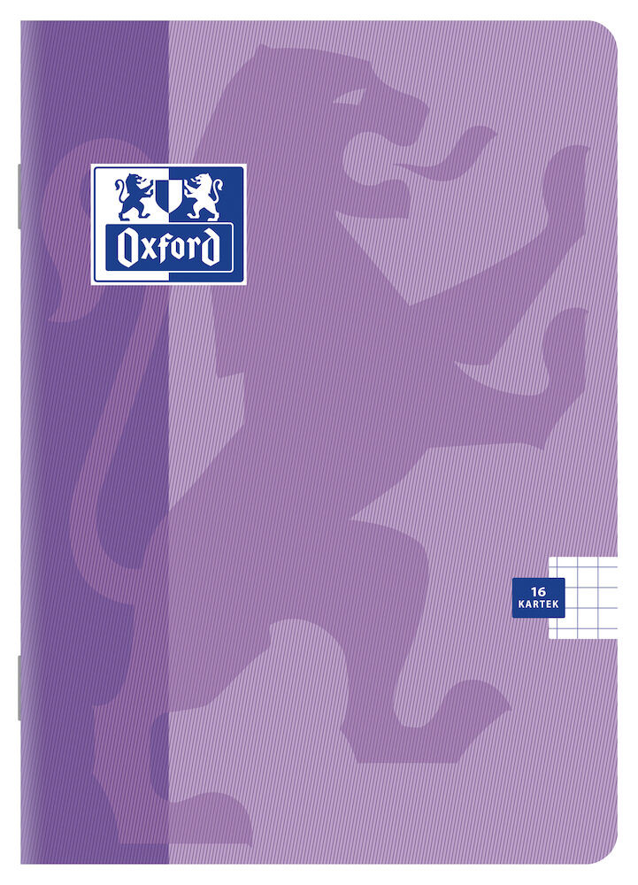 Zeszyt w podwójną linię kolorową A5/16 Oxford Sweet 90g mix kolorów