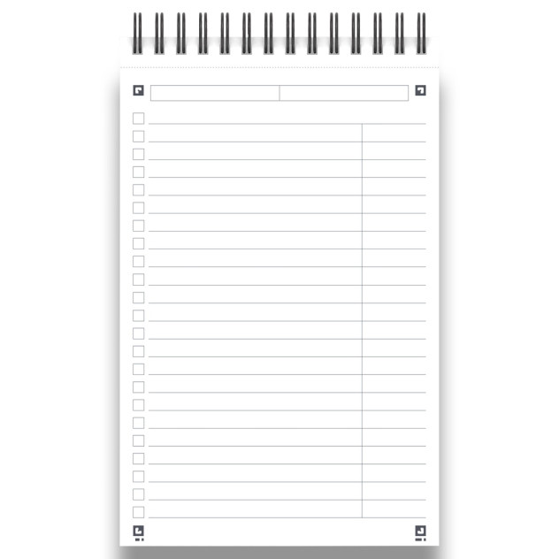 Kołonotatnik Oxford Task Manager 125x200mm 70k linia 400055727