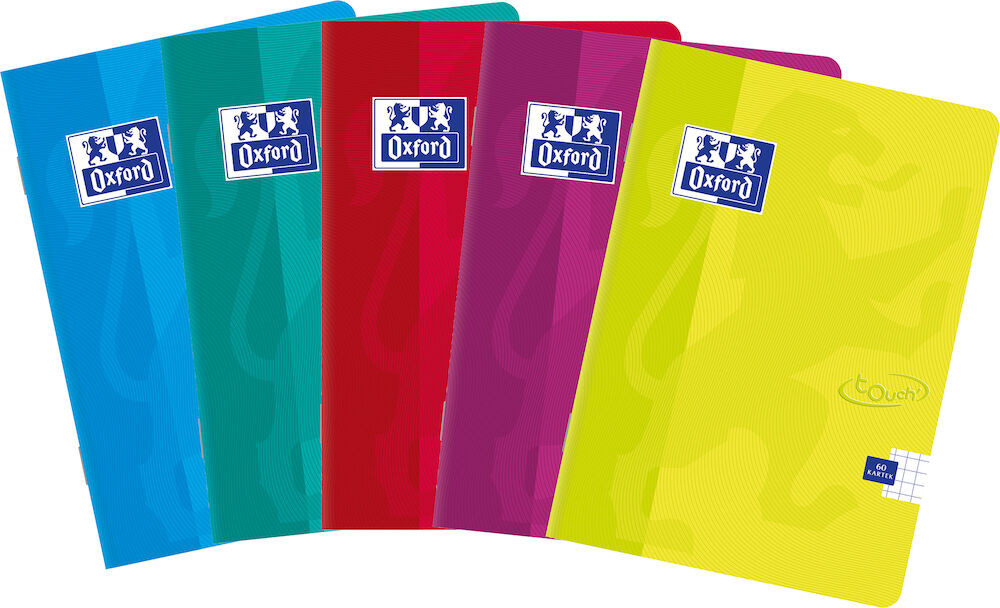Zeszyt A5/32 linia Oxford Touch 90g mix kolorów