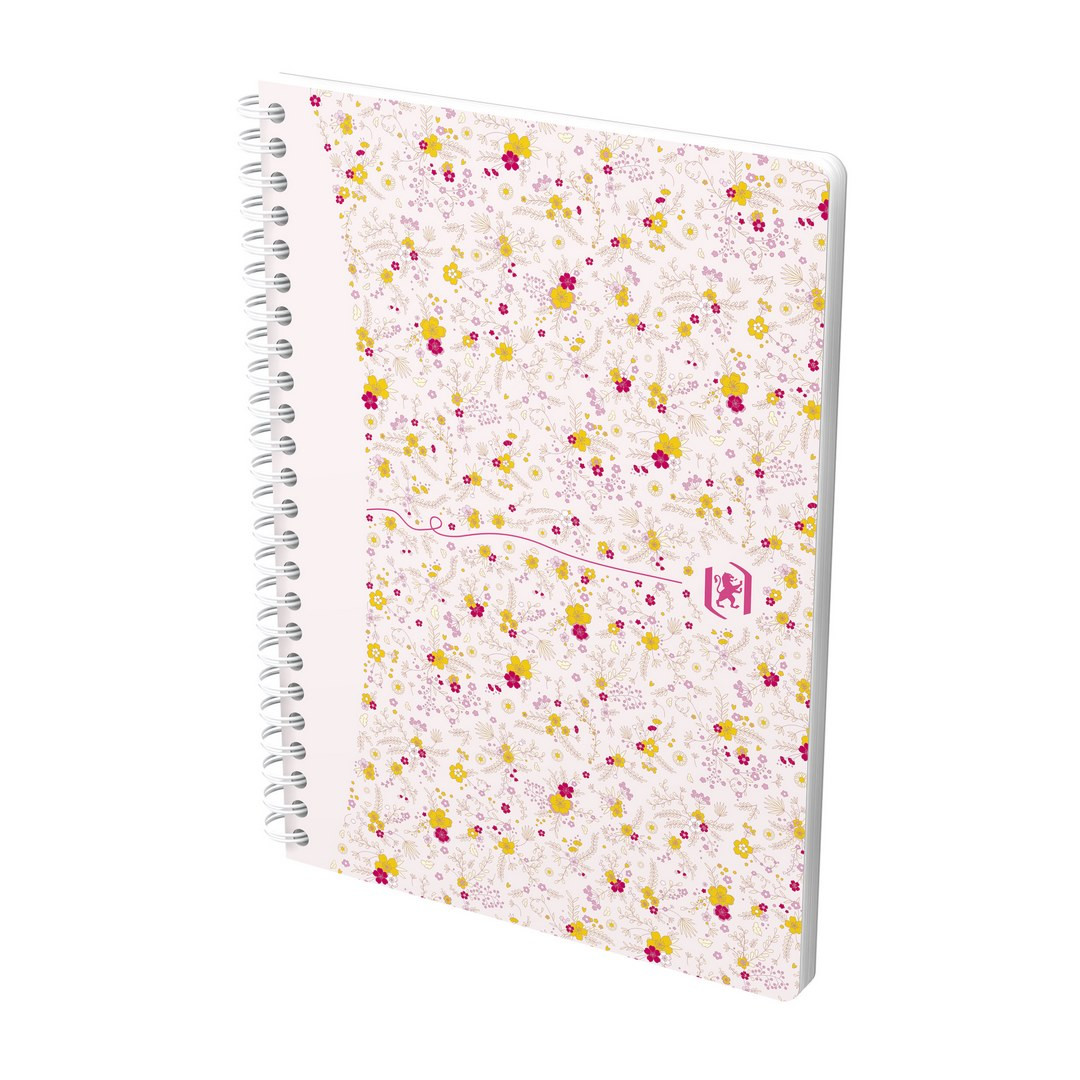 Kołonotatnik Oxford Floral A5/60k linia