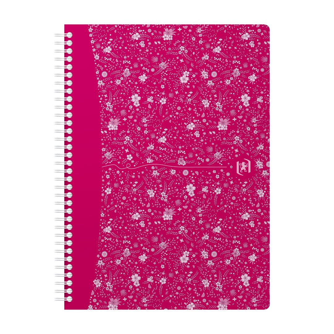 Brulion na spirali B5/60 kratka Oxford Floral mix wzorów