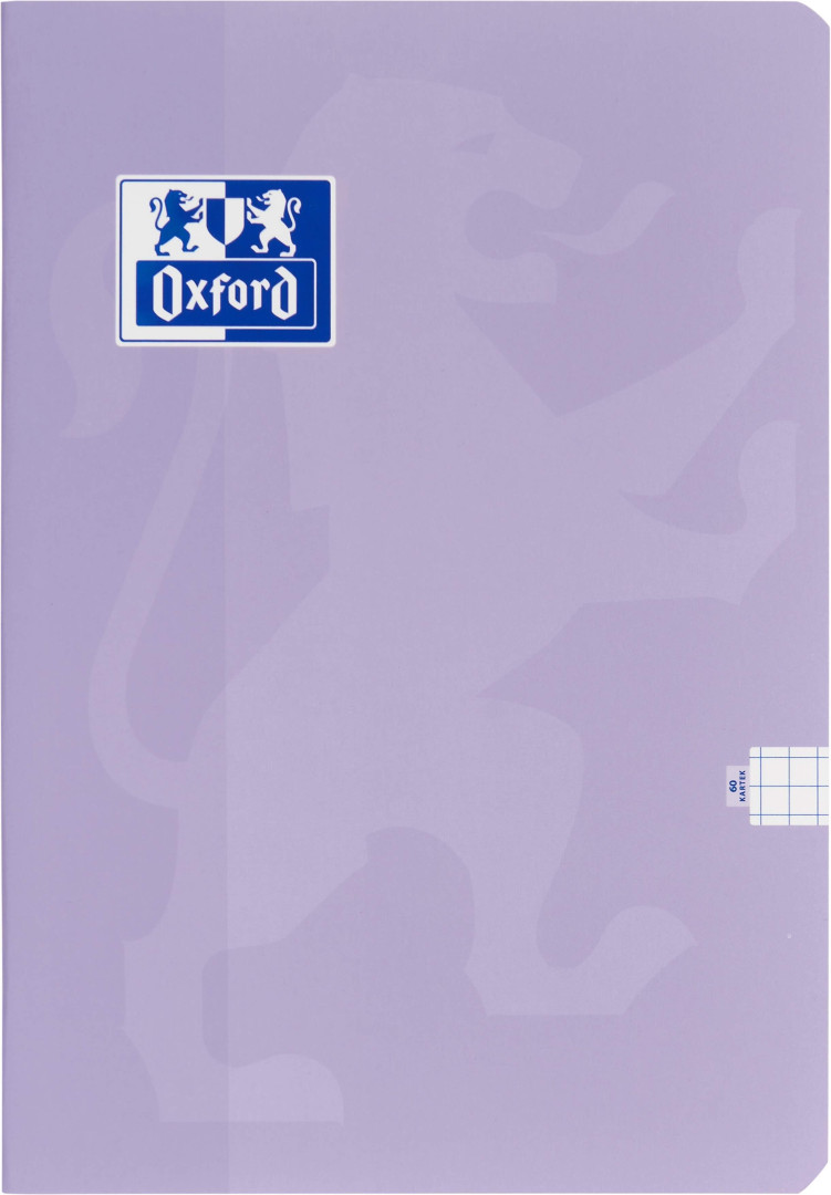 Zeszyt Oxford Touch Pastel A4/60k kratka 90g