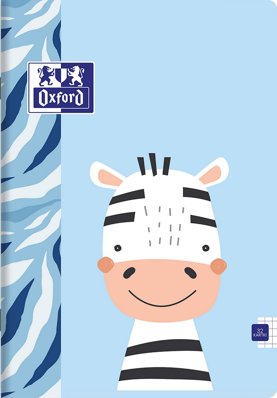 Zeszyt w kratkę A5 16 kartek 90g Oxford Kids mix okładek