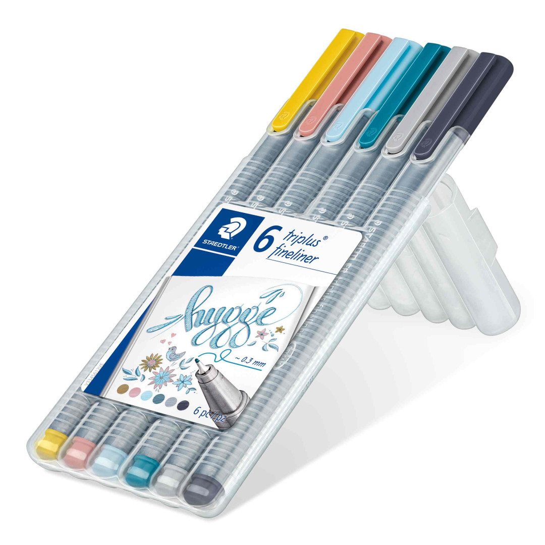 Cienkopis Triplus Hygge 6kol. Staedtler