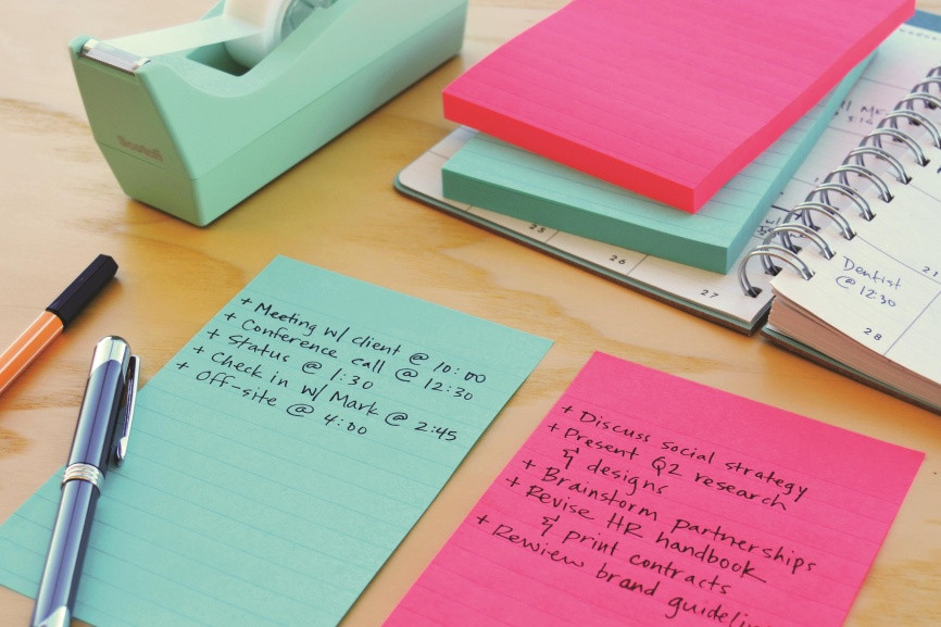 Karteczki samoprzylepne Post-it Super Sticky XXL Miami w linię 101x152mm