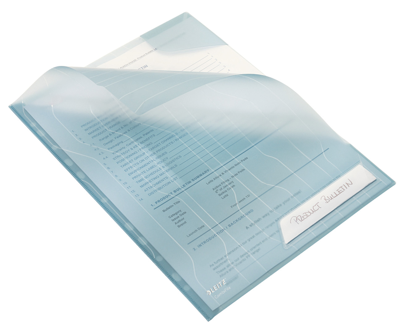 Folder ofertowy Leitz CombiFile A4/5szt niebieski 200mic