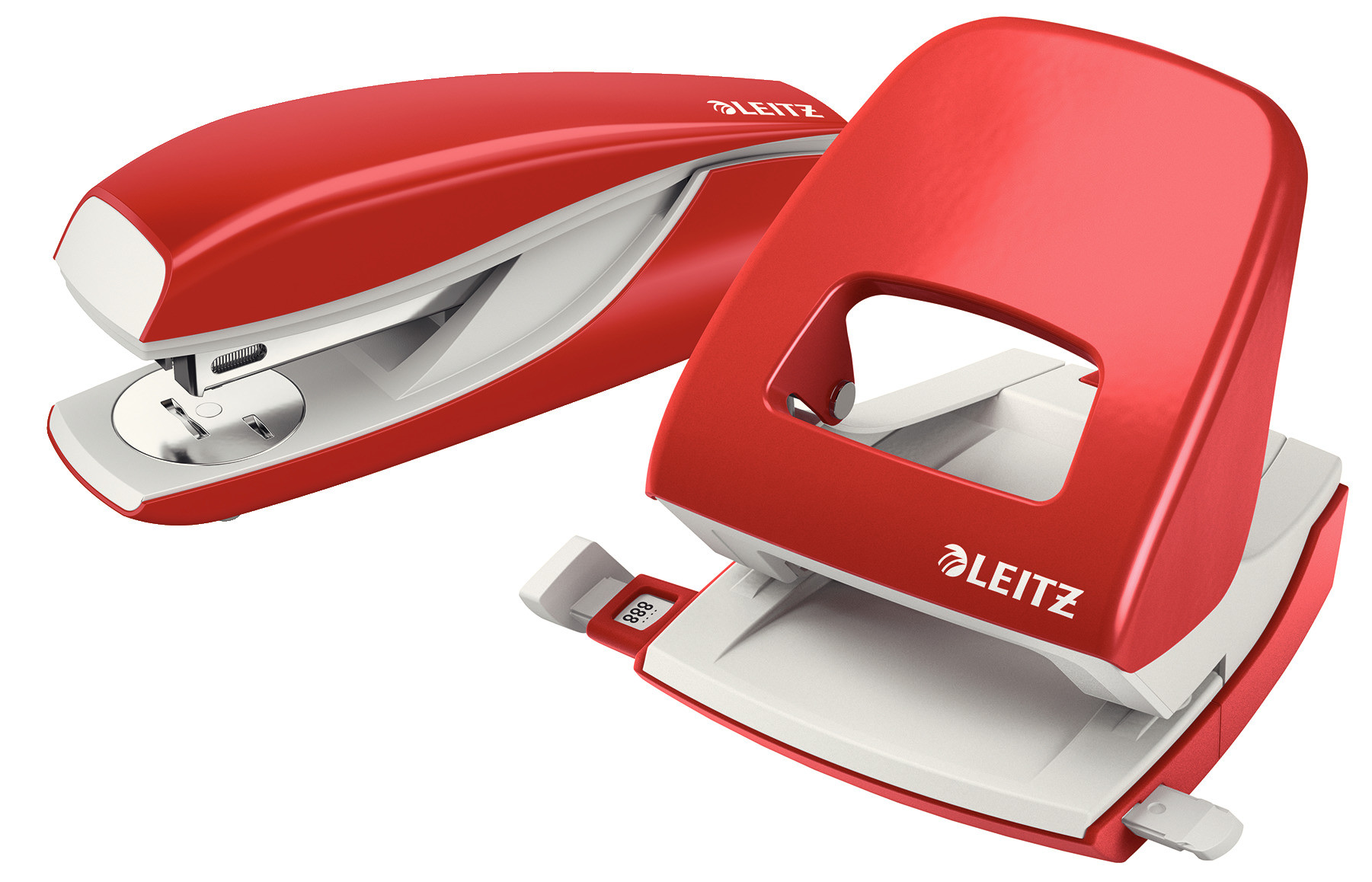 Dziurkacz Leitz New NeXXt 5008 czerwony (30k.)