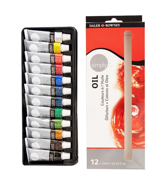 Farba olejna Simply Oil 12x12ml
