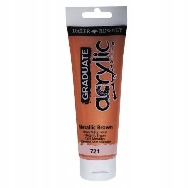 Farba akrylowa Graduate Arcylic 120ml Metallic Brown