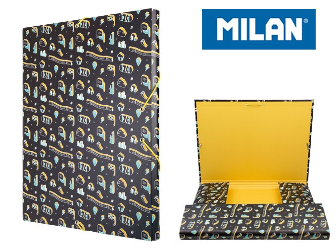 Teczka A4 z gumką Milan