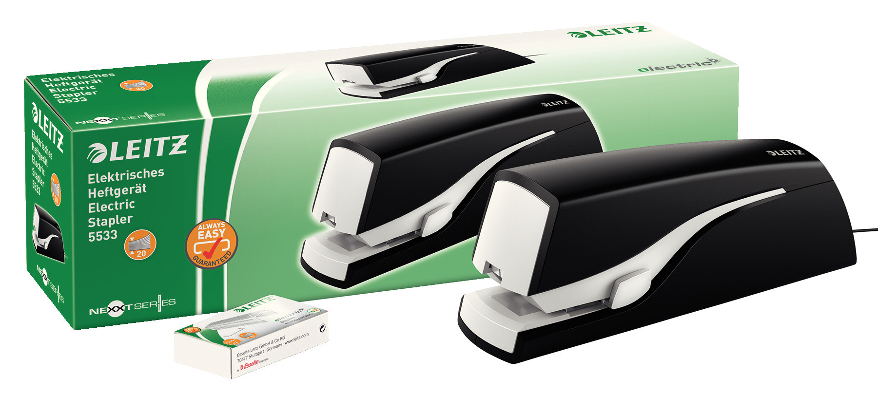 Zszywacz elektryczny Leitz Nexxt Series czarny