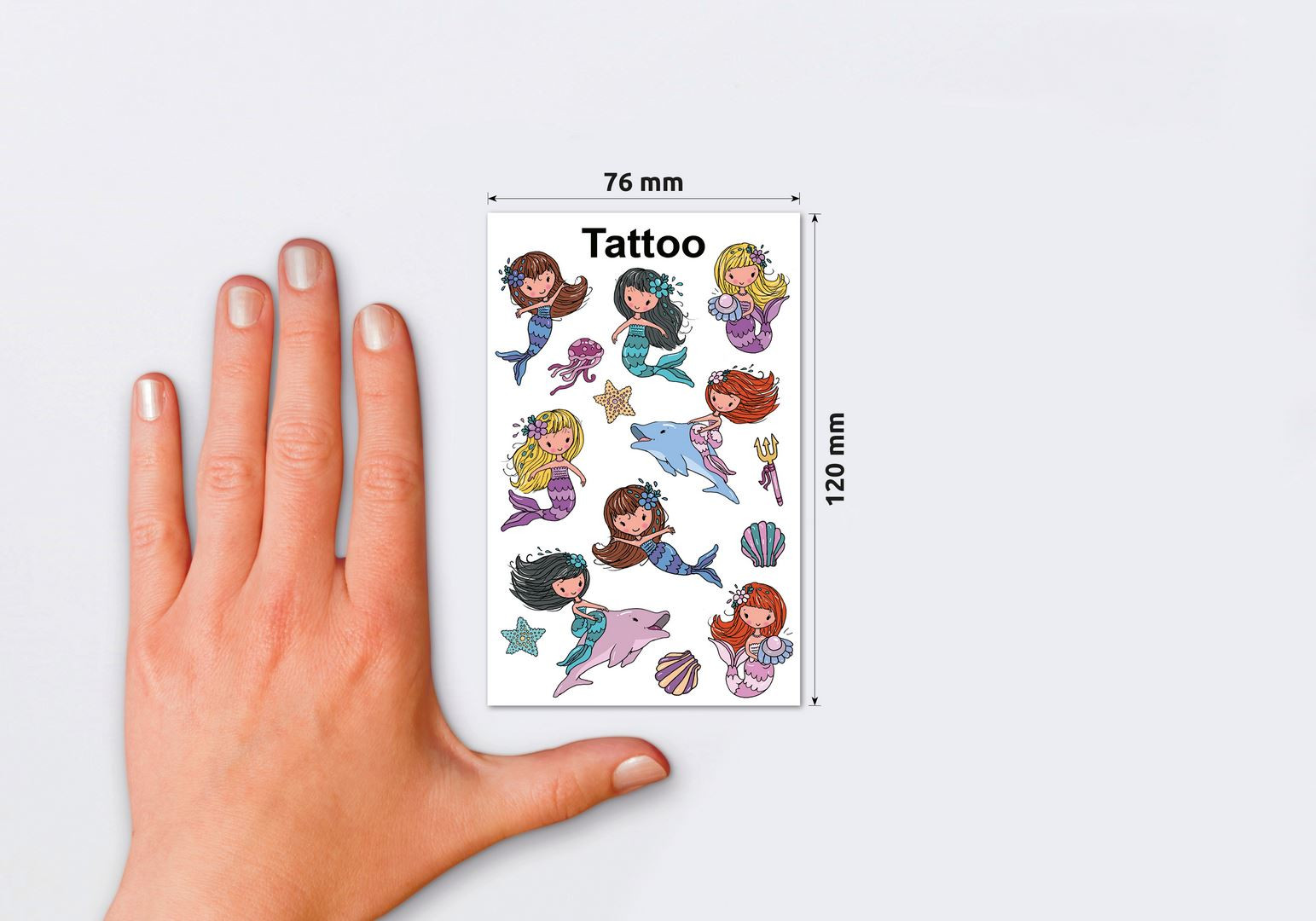 Naklejki Z-Design tatuaże Syrenki Dziecięce Avery