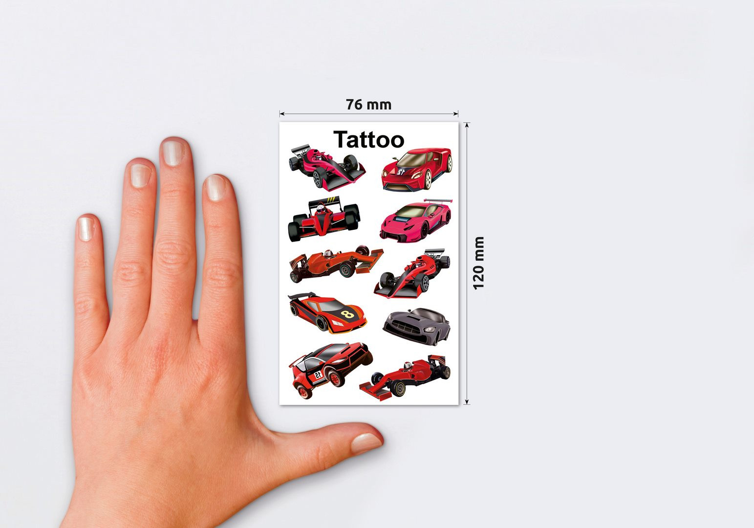 Naklejki Z-Design tatuaże samochody wyścigowe Avery