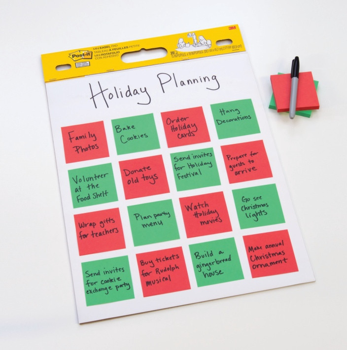Mini-blok flipchart Post-it 46 x 38 cm 20 kartek