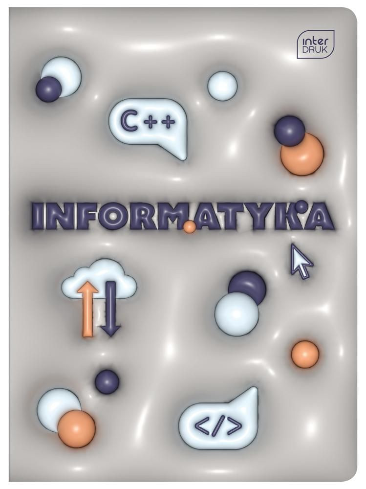 Zeszyt A5/60 kr Informatyka Hybrid + pigułka wiedzy Interdruk
