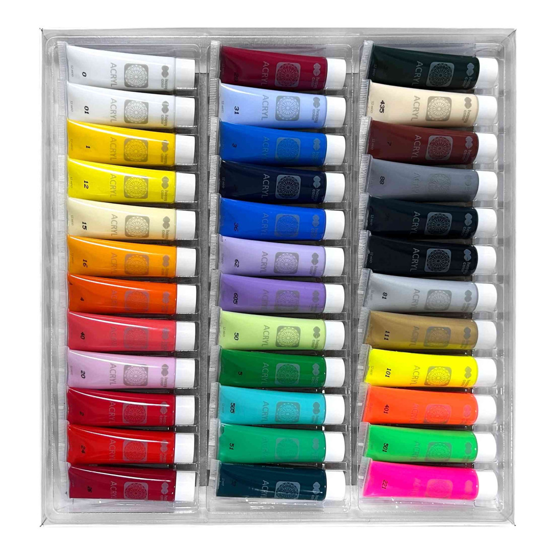 Farba akrylowa Staedtler 36 kolorów 12ml Happy Color
