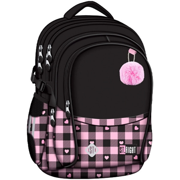 Plecak 4-komorowy BP-01 Pink Checkered mkmp Majewski