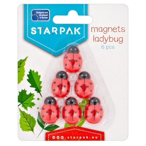 Magnesy 30mm kolor pastel (6szt.) 398961 Euro-Trade