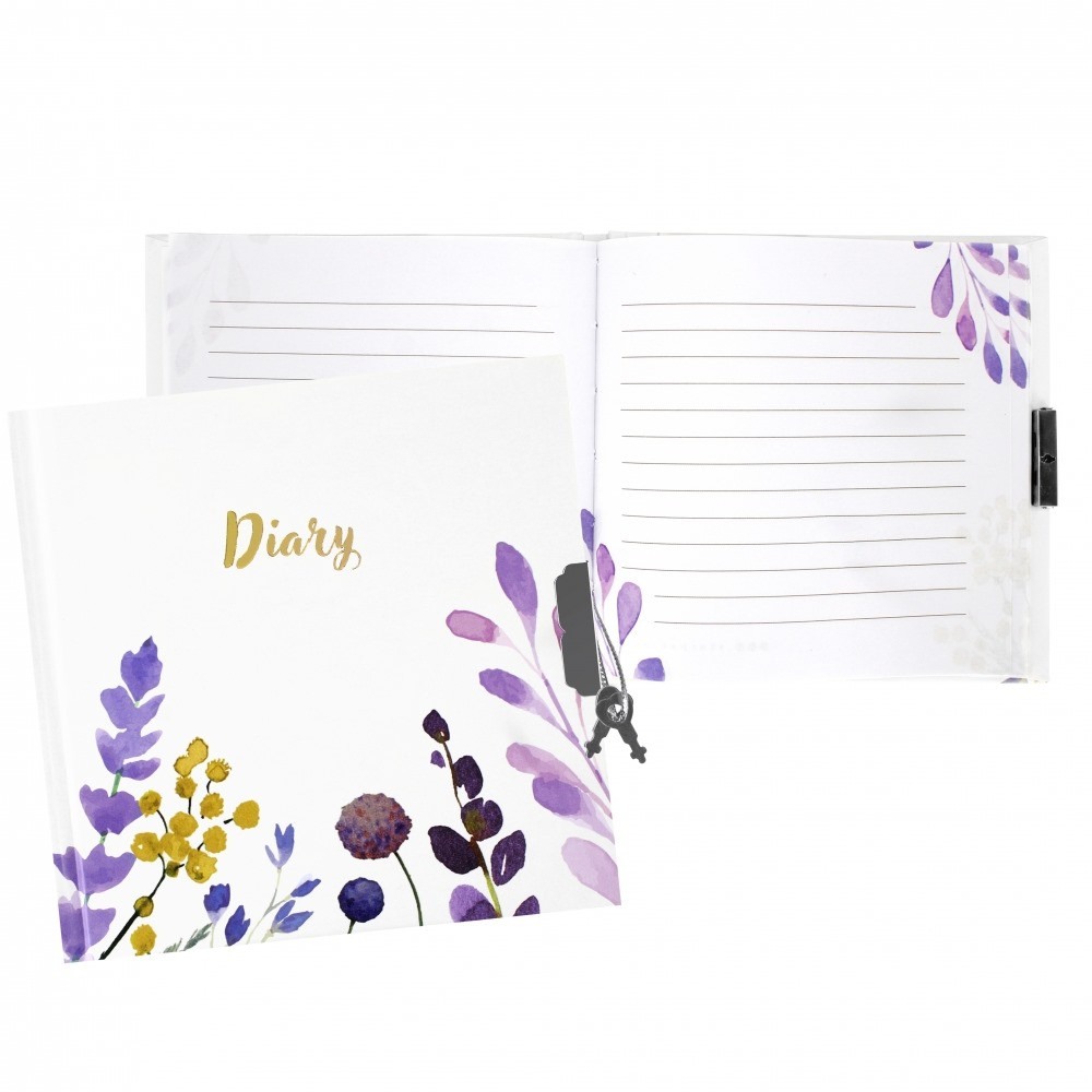 Pamiętnik zamykany 135x135 Flowers Starpak 509362