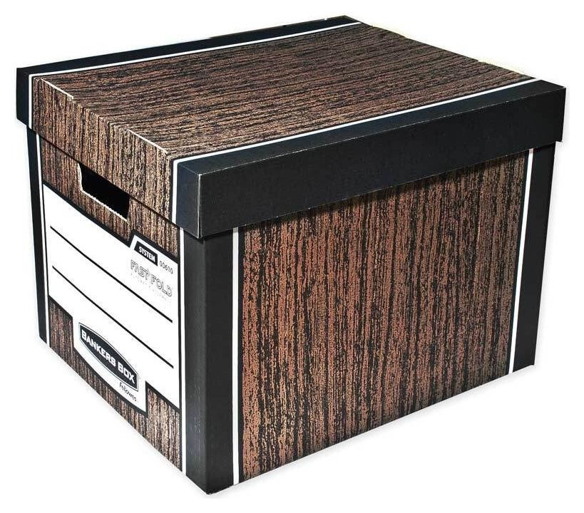 Pudło archiwizacyjne Woodgrain Fast Fold (2) Fellowes 0061001