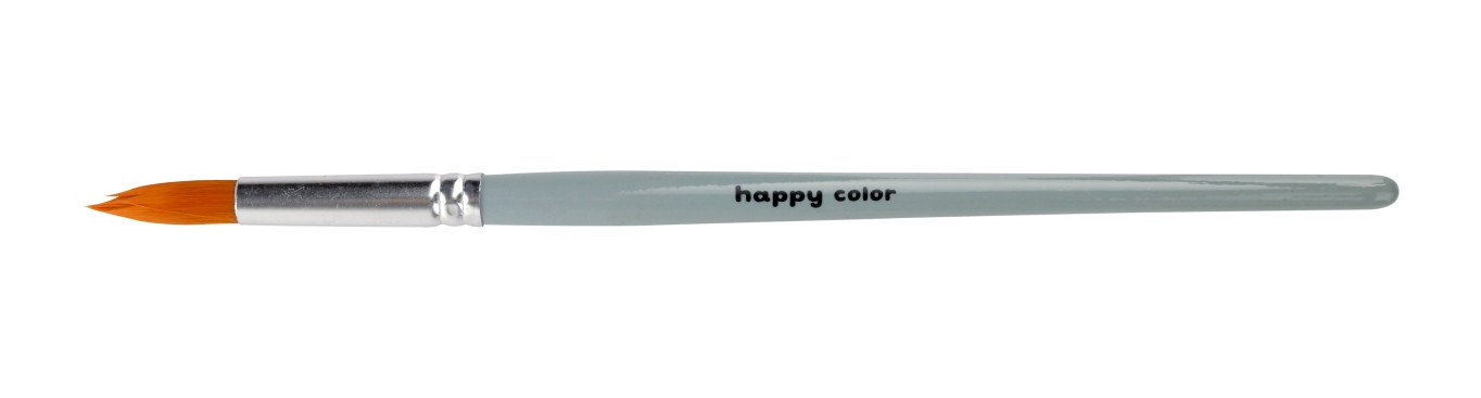 Pędzel hobby okrągły nr 10 Happy Color syntetyczny