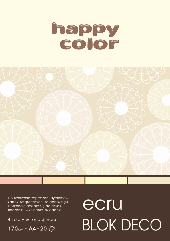 Blok Deco A4/20 Happy Color 4 kolory