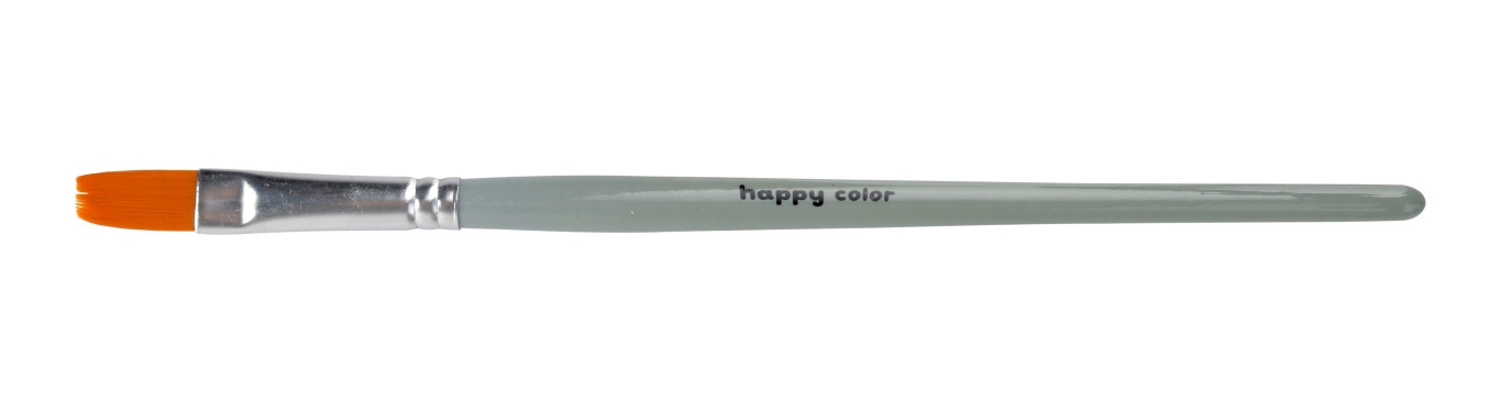 Pędzel hobby płaski nr 10 Happy Color syntetyczny