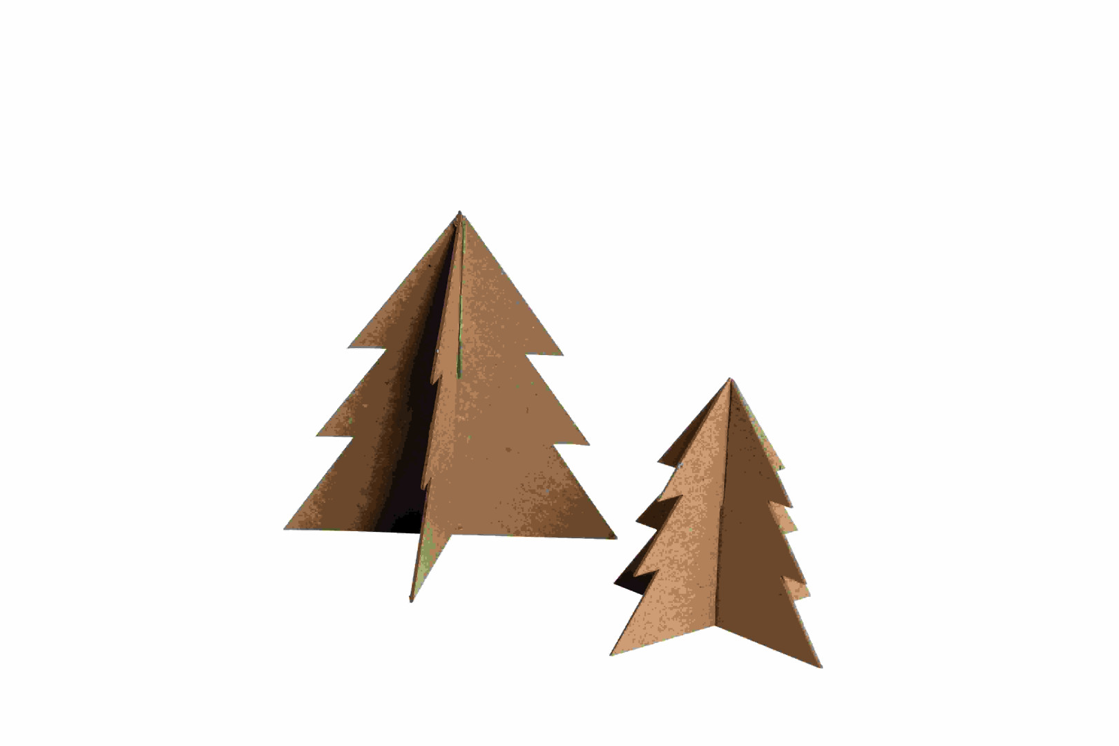 Zestaw kształtów tekturowych 3D Christmas Tree 2szt. 18,13cm Happy Color HA 4513 1813-CT2