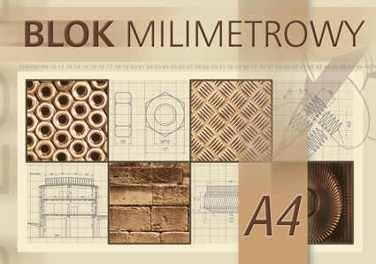 Blok milimetrowy A4 20k. Kreska