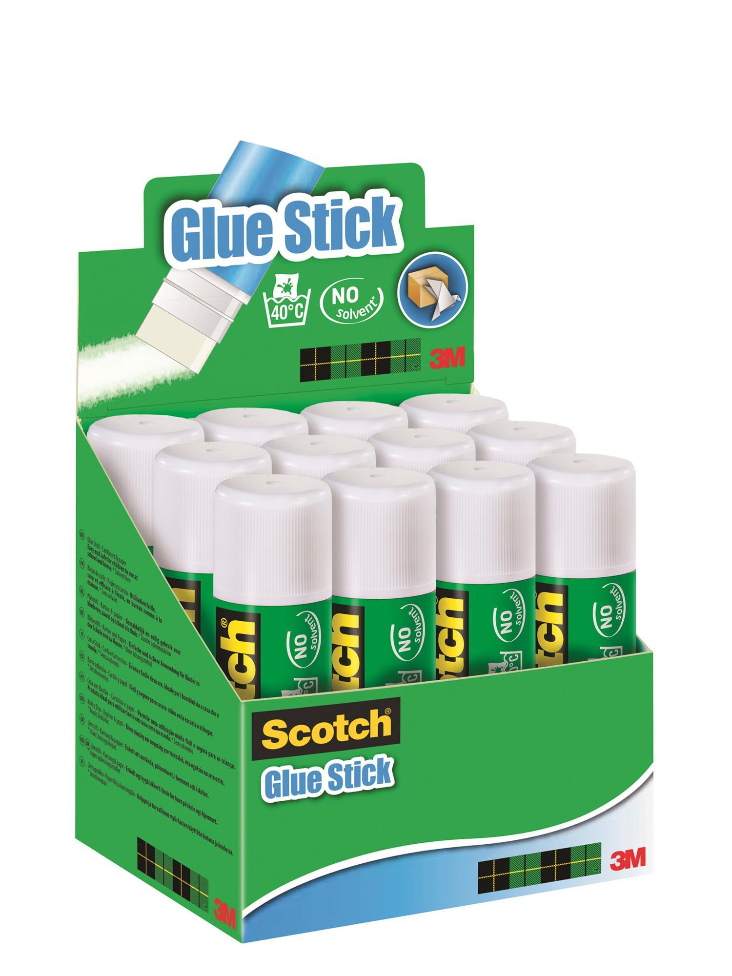 Klej w sztyfcie 40g Scotch, do papieru, nietoksyczny