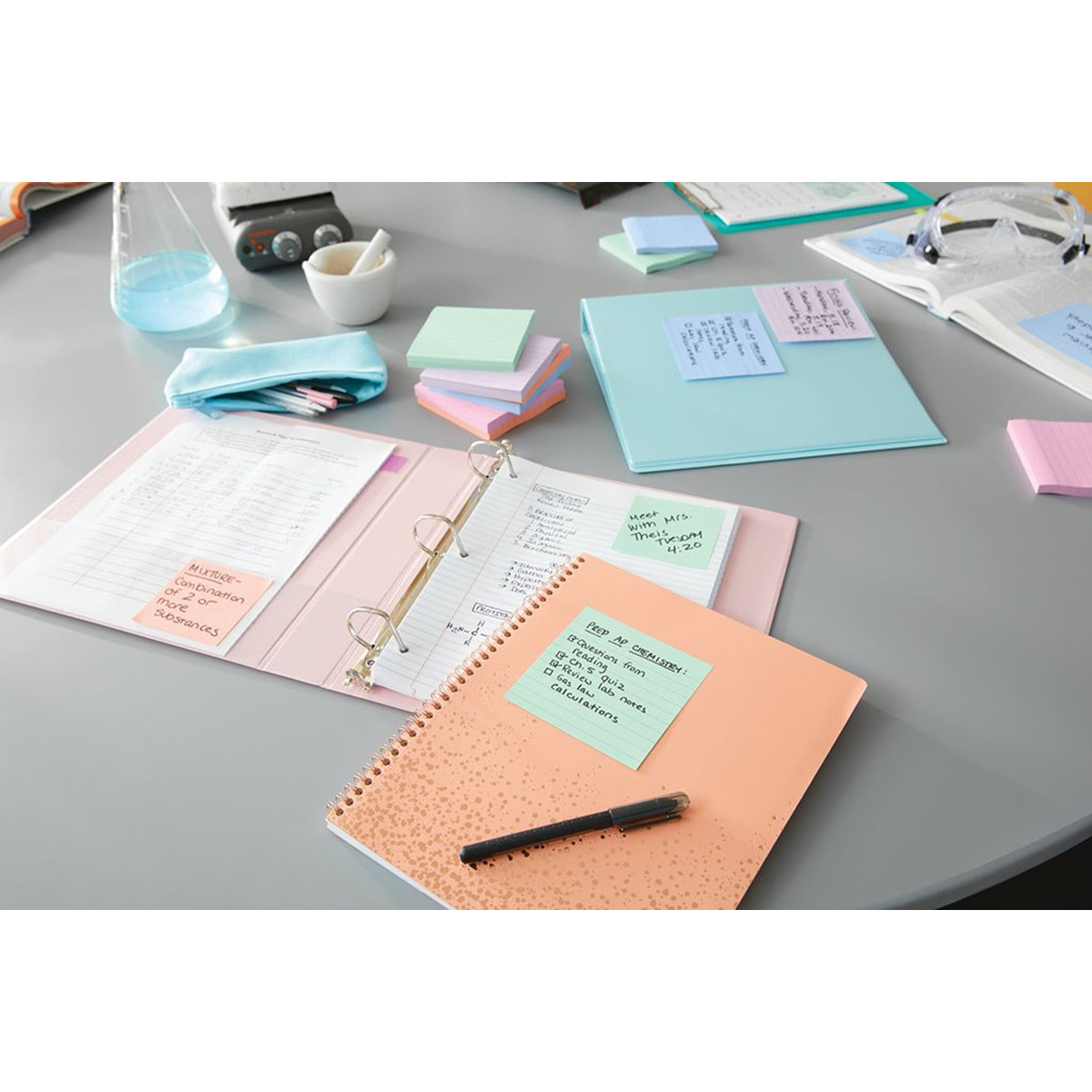 Karteczki samoprzylepne Post-it Super Sticky Soulful 76x76mm 6x90k