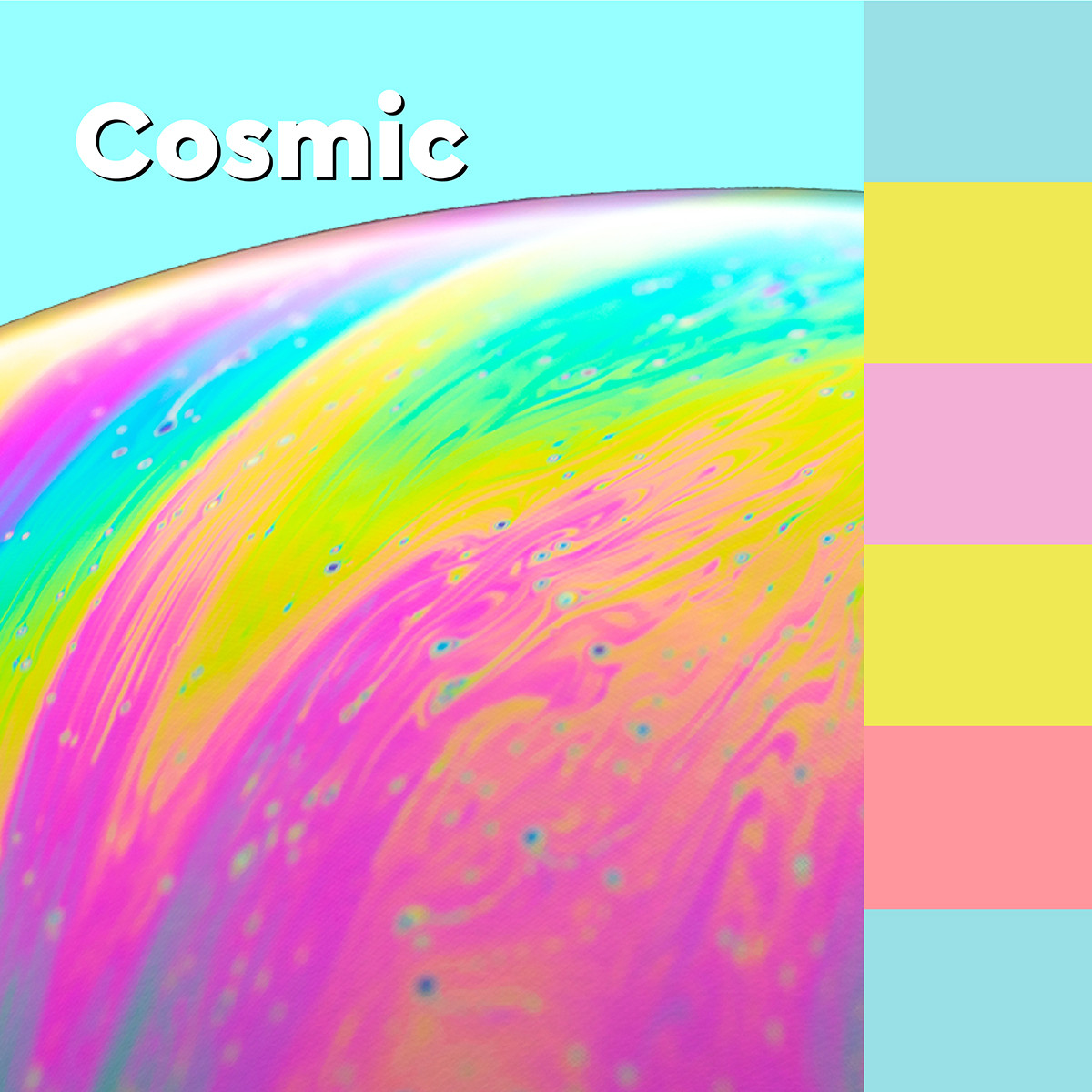 Karteczki samoprzylepne Post-it Super Sticky Cosmic 76x76mm 12x90k