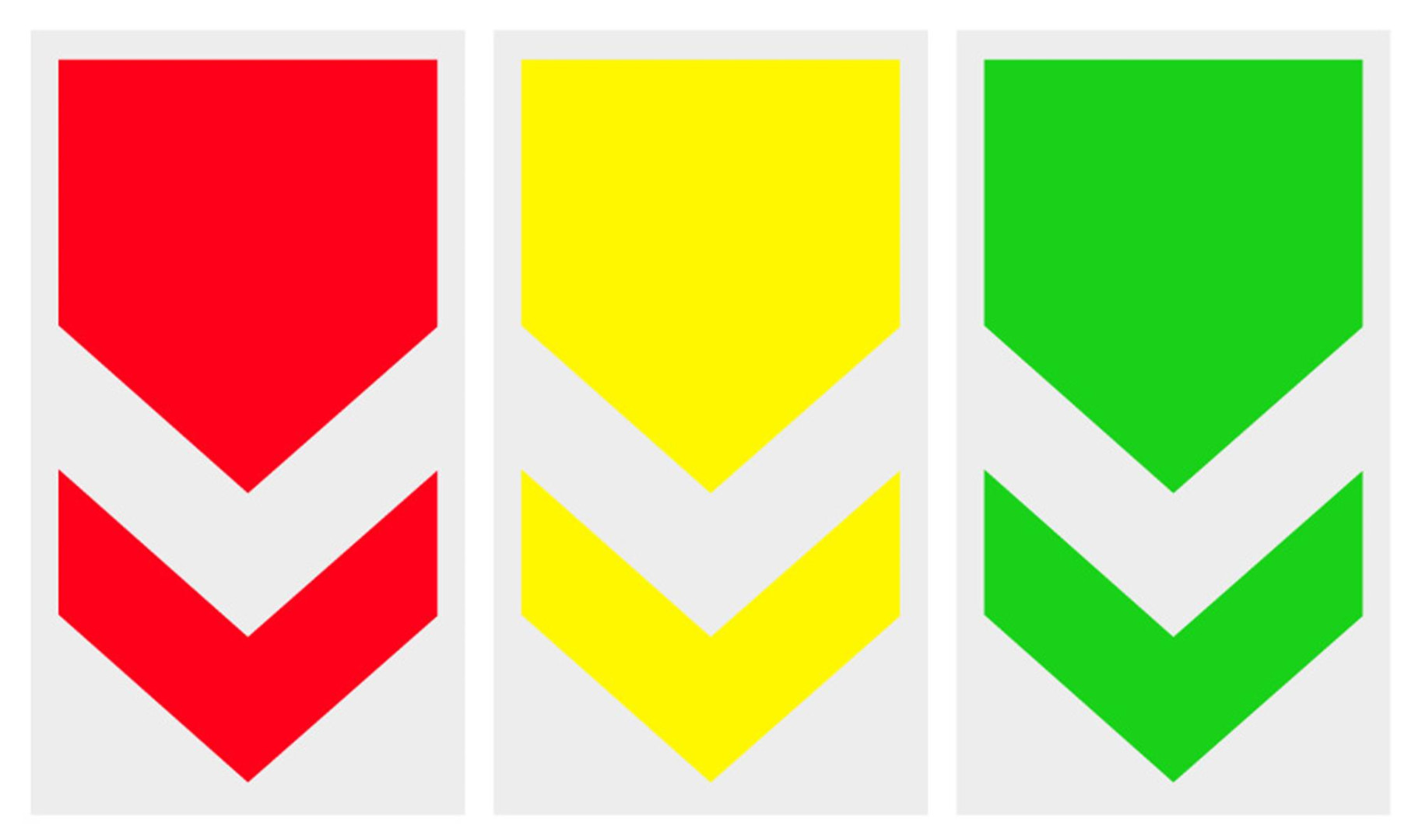 Zakładki Post-it do Priorytetyzowania, 3 kolory, 23,8x43,2mm, 3x20 zakładek