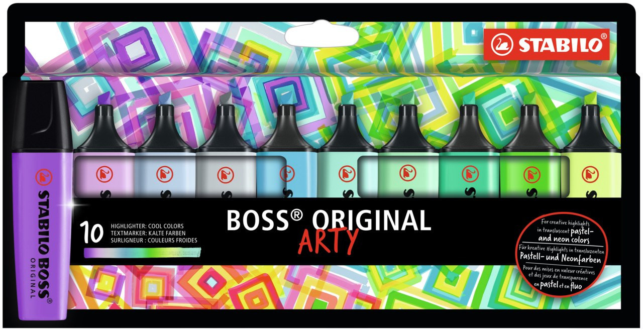 Zakreślacz Stabilo Boss Arty 10szt. Cool
