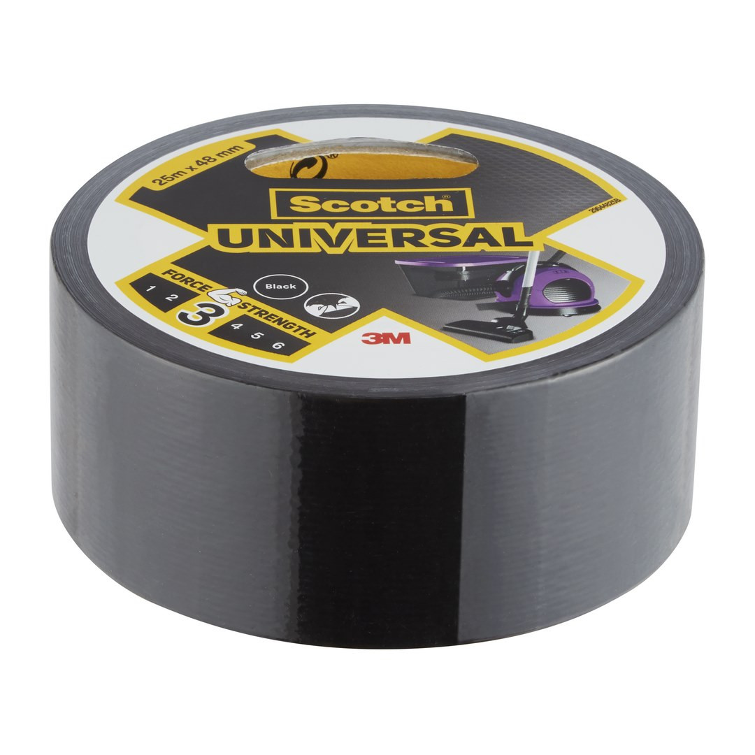 Taśma naprawcza uniwersalna 25m x 48mm czarna Scotch