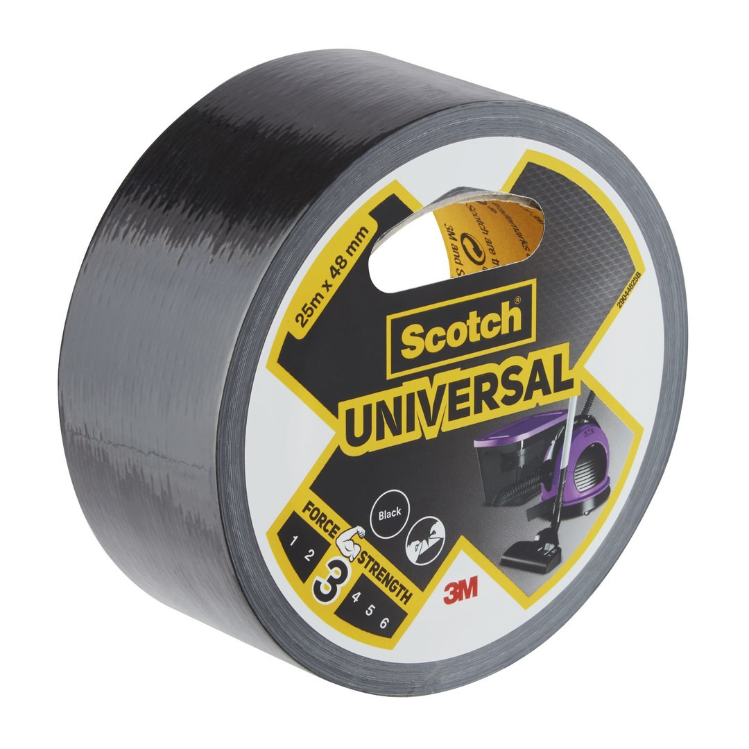 Taśma naprawcza uniwersalna 25m x 48mm czarna Scotch