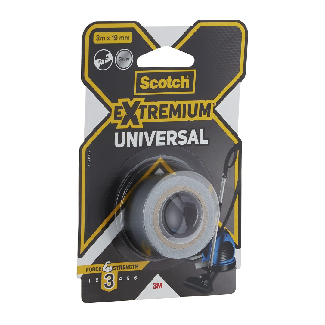 Taśma naprawcza uniwersalna 3mm x 19mm srebna Scotch