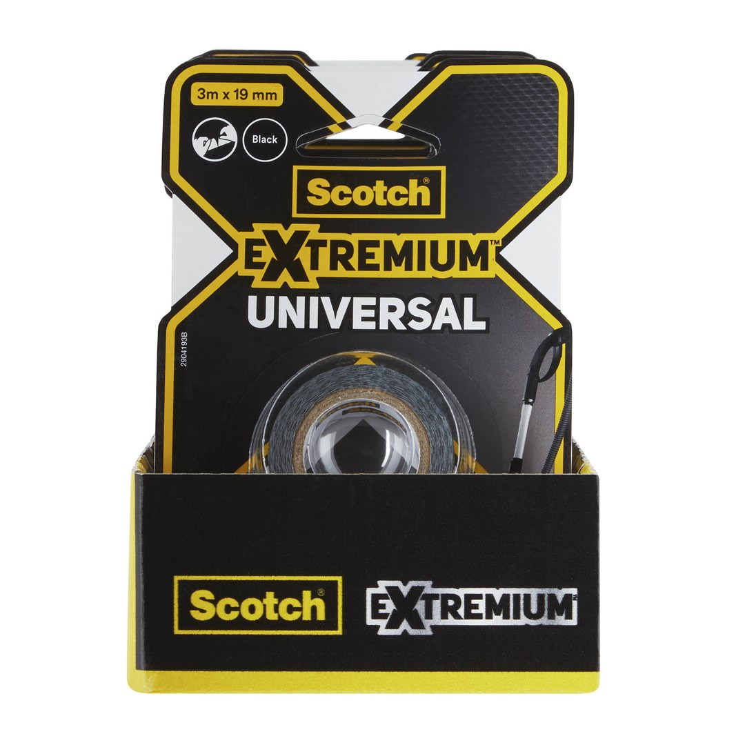 Taśma naprawcza uniwersalna 3mm x 19mm czarna Scotch