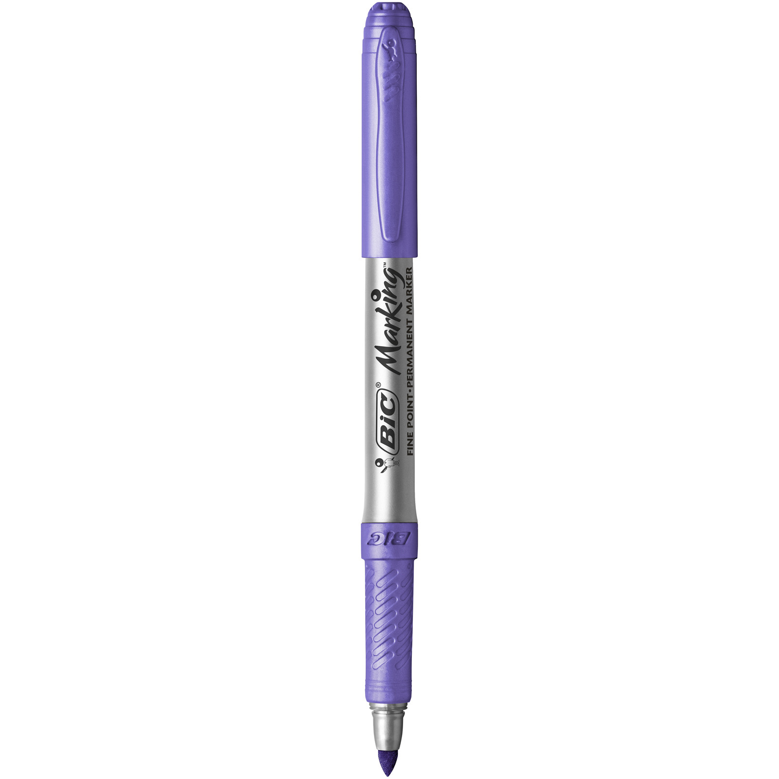 Marker pernamentny z gumowym uchwytem Metalic BIC