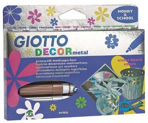 Pisaki metal. 5szt. GIOTTO DECOR  452900 FIL