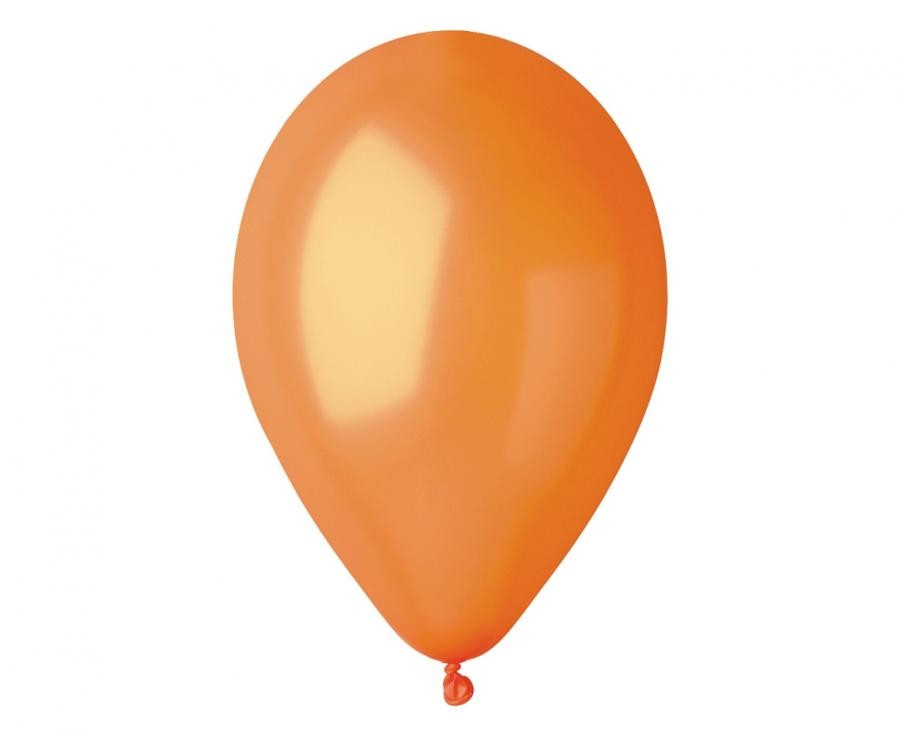 Balony pomarańczowe metalizowane śr. 80cm (100szt) GM90/31 GoDan