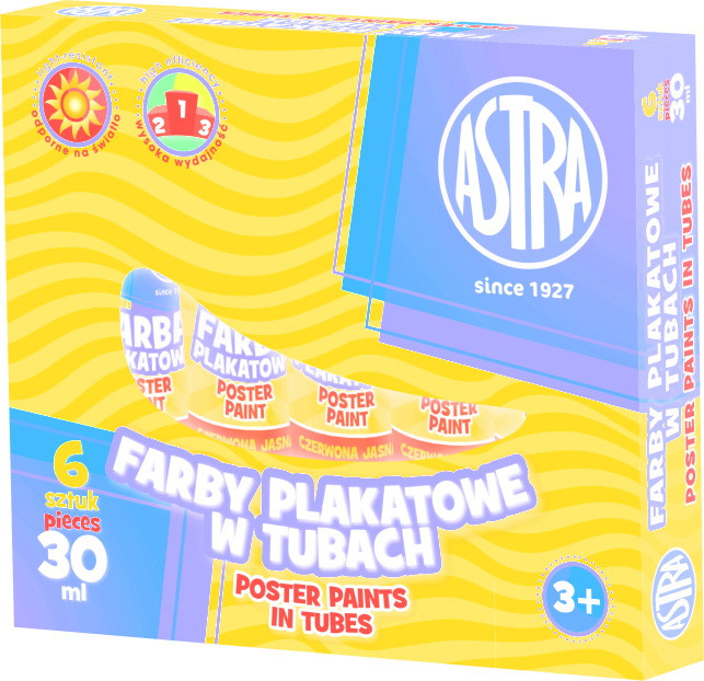 Farba plakatowa Astra tuba 30 ml zielona ciemna