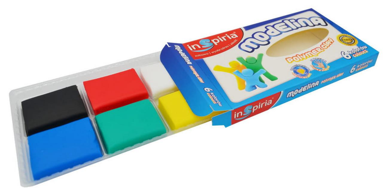 Modelina 6 kolorów Inspiria Schemat 8908